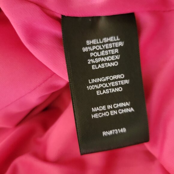 Dakota Blue Pink Open Front Blazer – Size XL – Classic & Chic - Picture 5 of 5